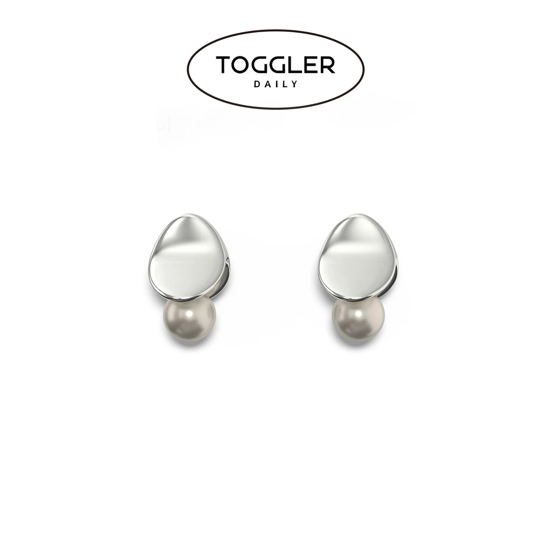 TOGGLER/托格乐 925银仿珍珠耳饰 DAILY晃动摇曳轻奢耳钉耳饰