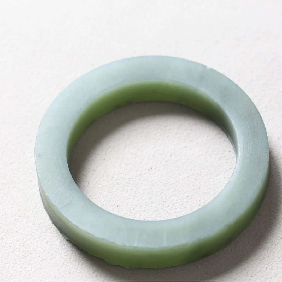 毛坯手镯定制——春喜珠宝和田玉手镯定制老师傅包精工平安镯圆条镯