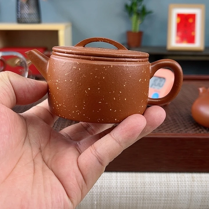 紫砂茶壶6*8宜兴原矿手工紫砂壶