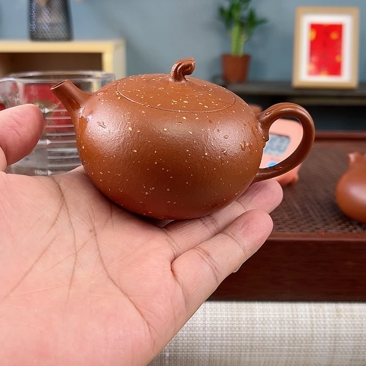 紫砂茶壶6*8宜兴原矿手工紫砂壶