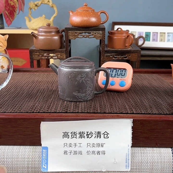 紫砂茶壶h***p宜兴原矿手工紫砂壶