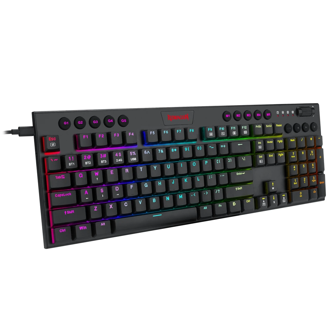 红龙 K618 2.4G无线四模热插拔矮轴超薄 手机平板电脑通用