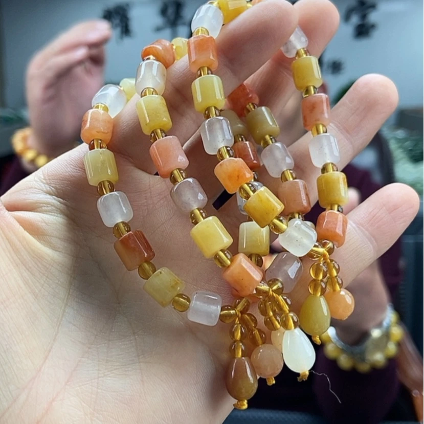 【闪购商品】石英质玉手串颜色纹路多样性发货拍一发一未镶嵌