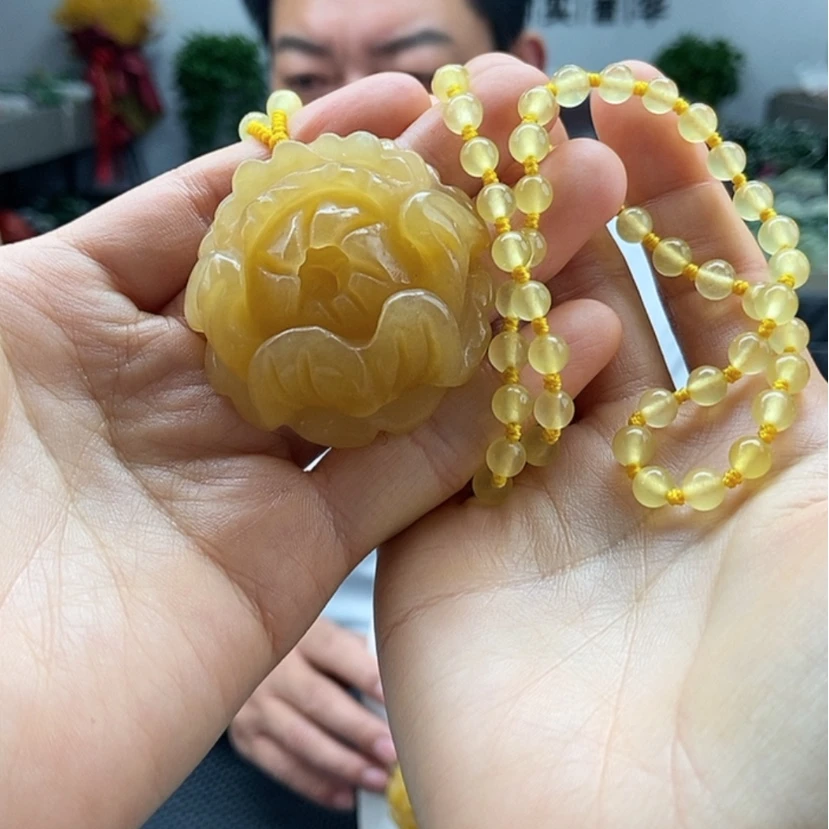 【闪购商品】石英质玉颈饰颜色纹路多样性发货拍一发一未镶嵌