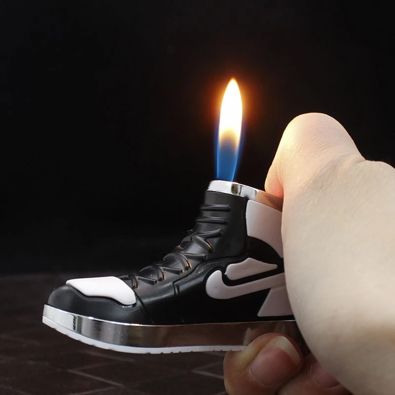 新款创意鞋子造型打火机网红迷你高档摆件钥匙扣送男朋友个性礼物