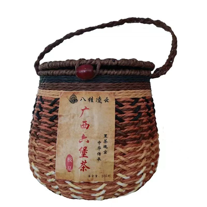 凌云白毫茶广西六堡茶黑茶300克滋味顺滑醇厚陈醇