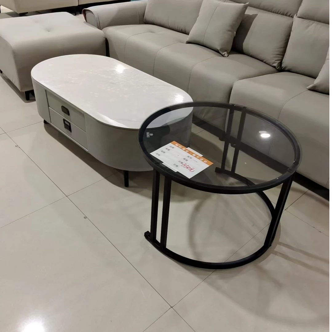 特价双抽茶几#一套简约客厅轻奢极简