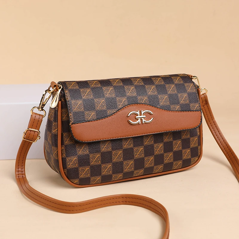 【长24宽8高15】女士小方包中年妈妈时尚百搭手机零钱包大容量