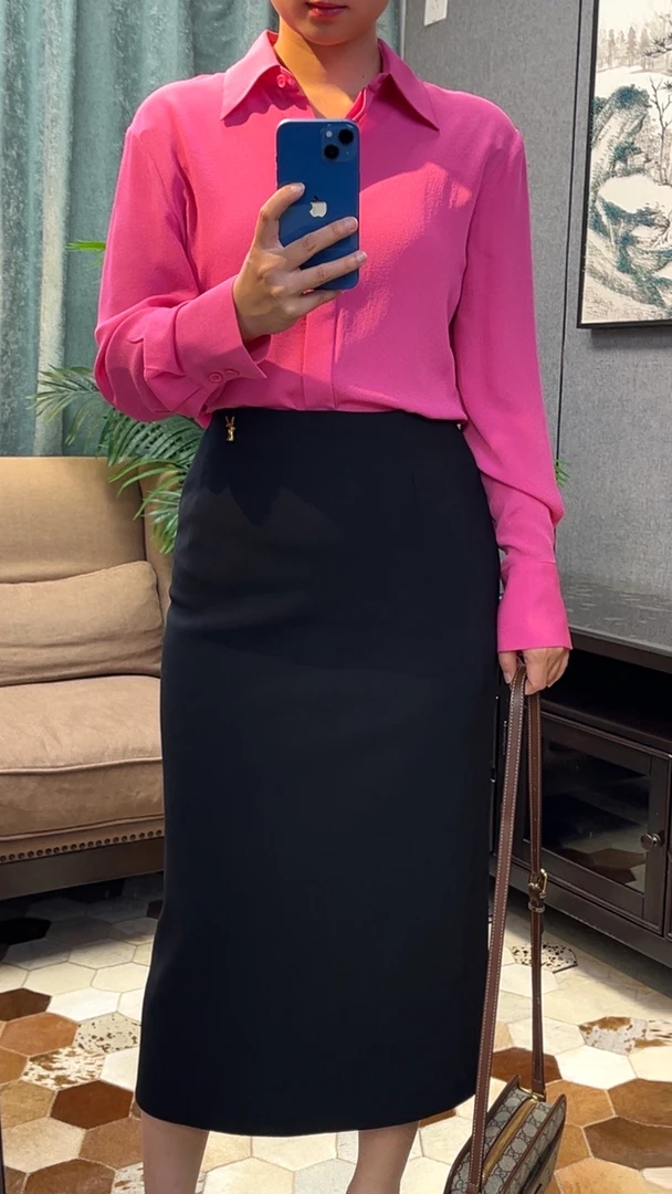 时常百搭气质半身包臀裙显瘦高腰女士