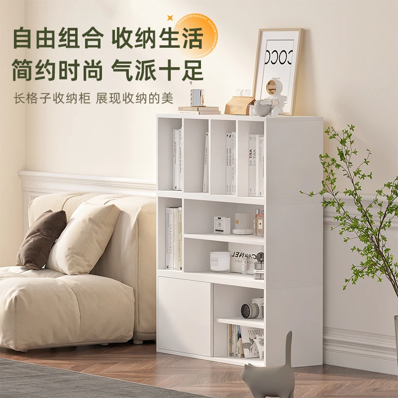 自由组合书柜家用置物柜客厅落地矮柜杂志柜收纳柜书架电视柜简约