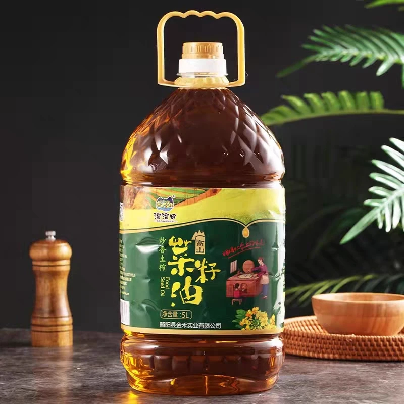 溜溜田高山菜籽油纯压榨菜籽油