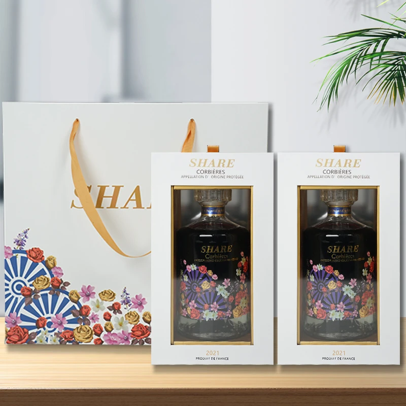 法国原瓶进口玺尔花香干红葡萄酒14%vol 500ml