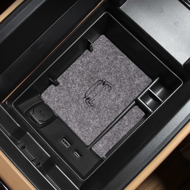 六只羊适用于领克09专用内饰改装中控扶手箱置物盒新车收纳盒分层