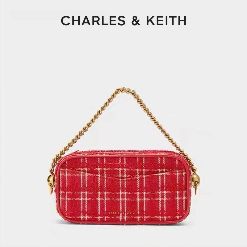 CHARLES & KEITH拉链式单肩小方相机包CK2-80782010