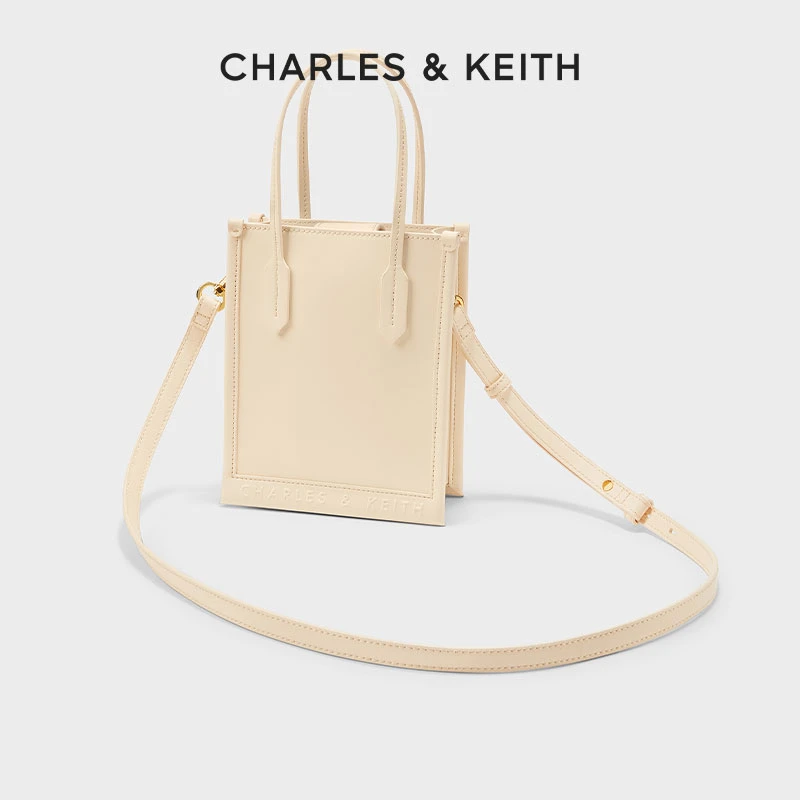 CHARLES&KEITH女士经典通勤手提单肩包托特包【原】CK2-30671515