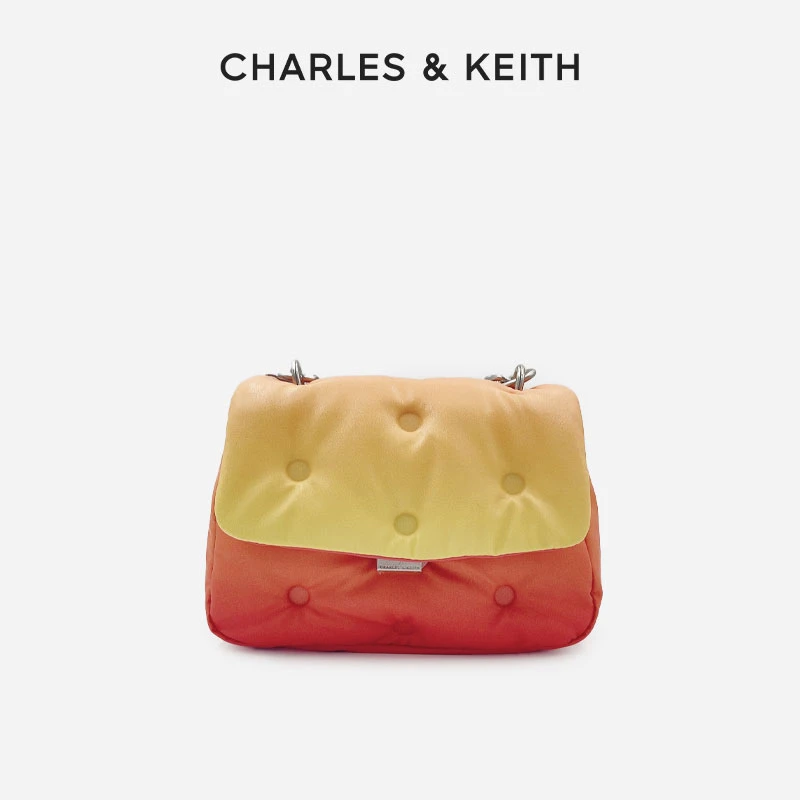 CHARLES & KEITH百搭幻宙链条手提斜挎信封包女【原】CK2-50781843