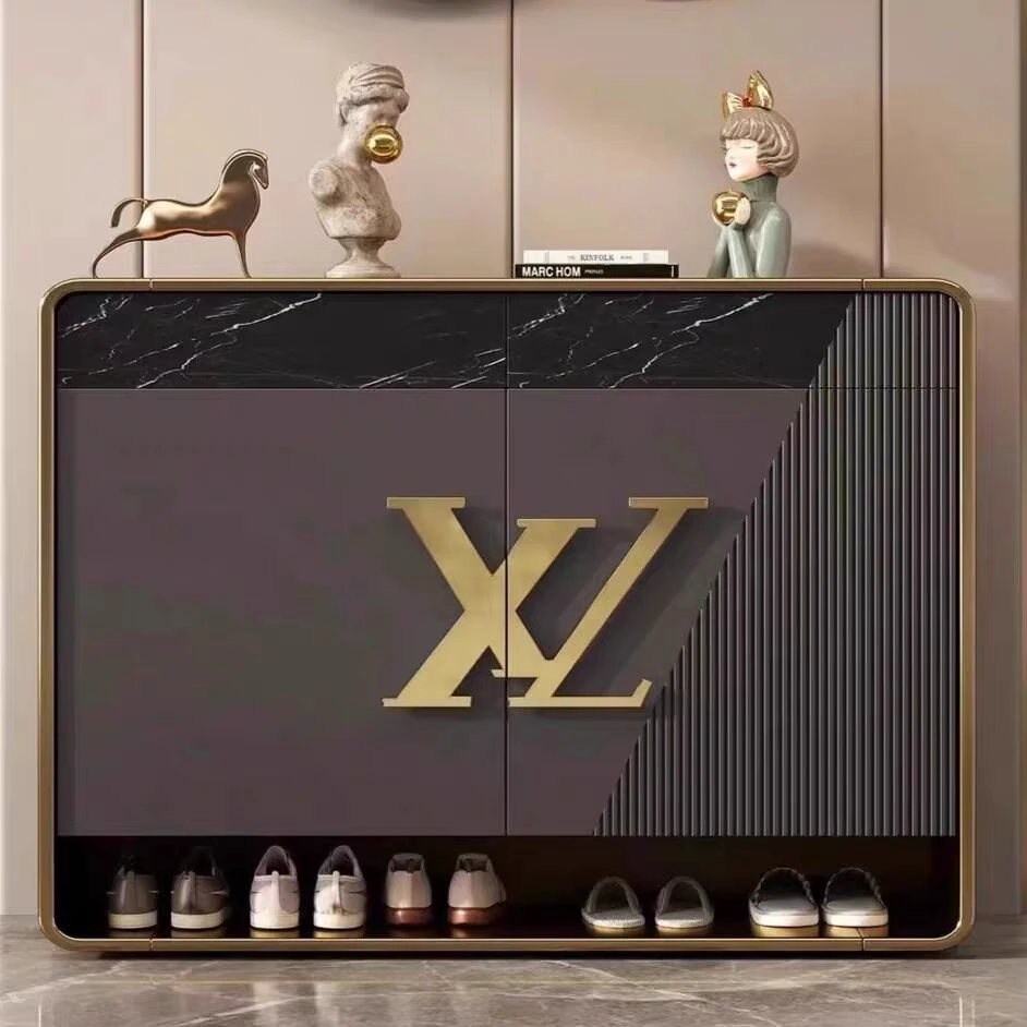 轻奢玄关柜客厅储物柜意式大容量储物柜卧室收纳柜玄关柜储物柜