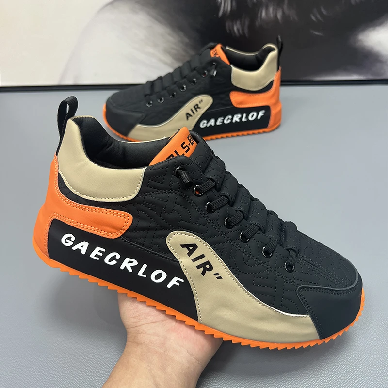 大码男鞋45码休闲鞋46码男士运动鞋47春秋季新款48厚底透气老爹鞋