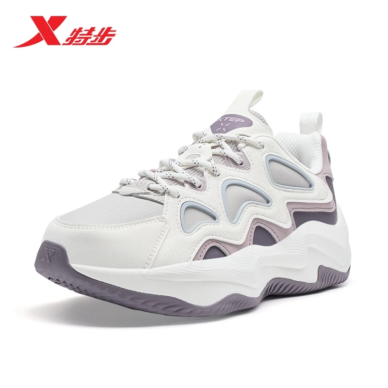 【特步】休闲鞋百搭鞋子潮流跑步鞋网面女鞋时尚冬季976418320006
