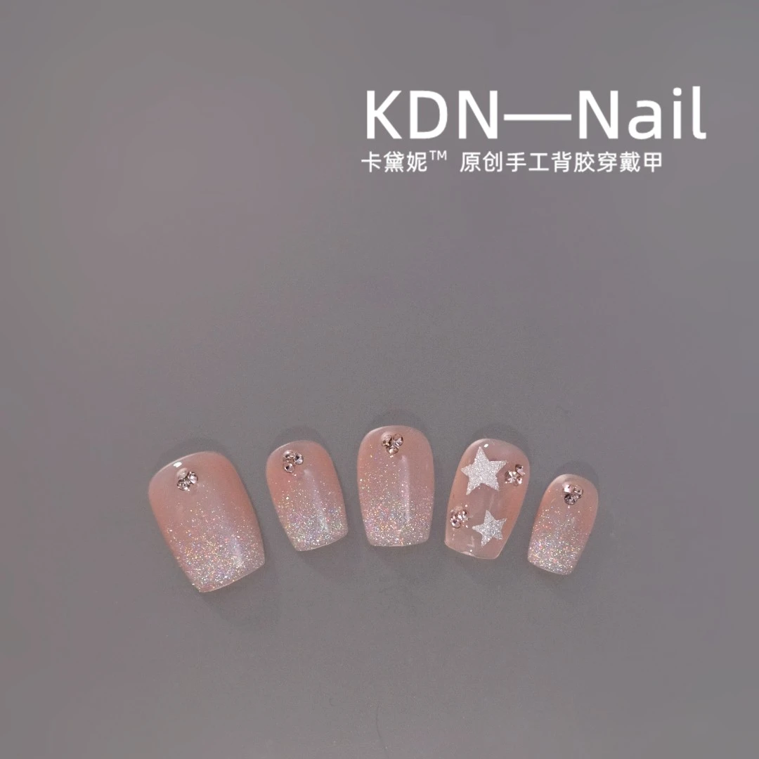 现货【放羊的星星】新短方/短方/中长方 七彩猫眼显白手工穿戴甲