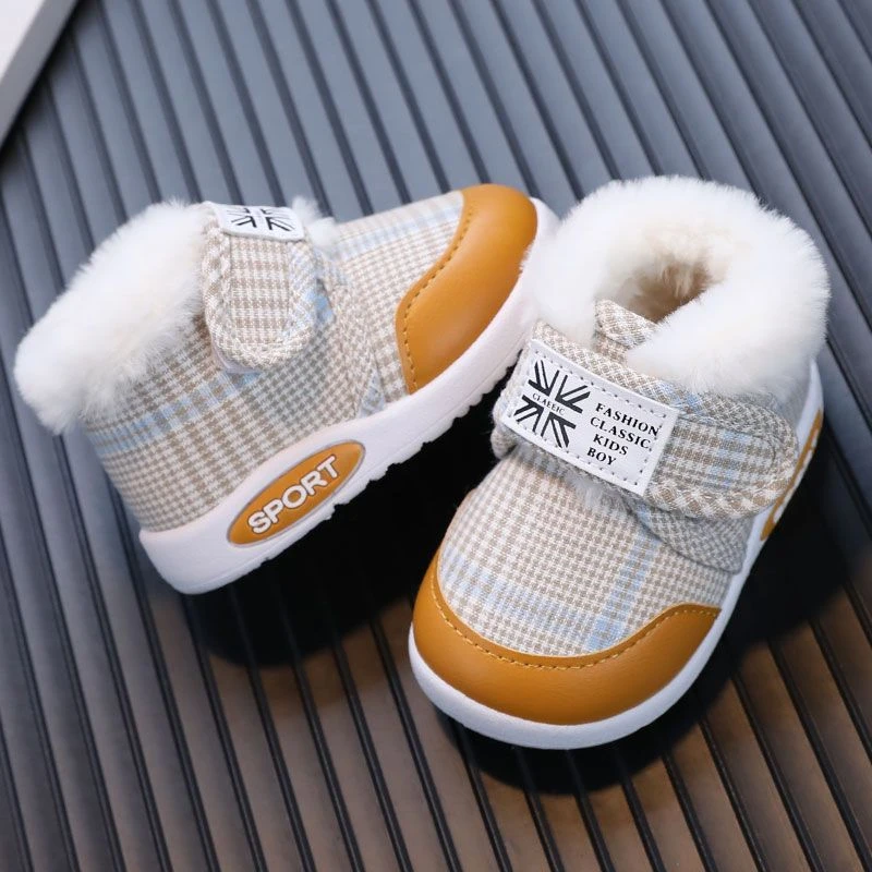 学步鞋秋冬1-3-5婴儿鞋子防冻保暖男宝宝棉鞋女宝宝2023雪地靴fn