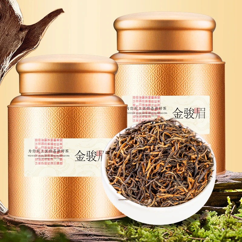 杰盈红茶金骏眉正宗武夷山红茶金骏眉红茶蜜香型茶叶罐装500g