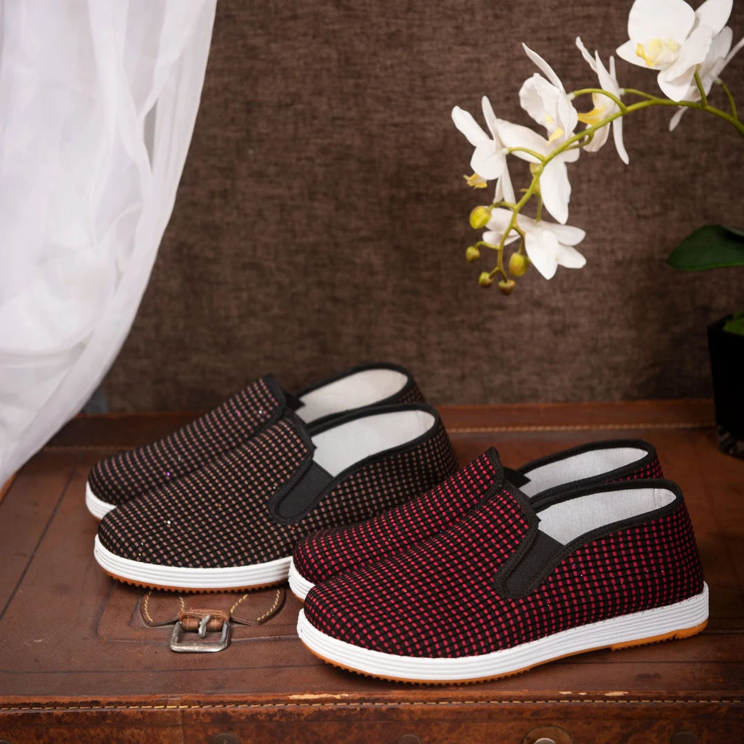 单鞋休闲软底防滑老北京布鞋女鞋春秋中老年春夏妈妈鞋平底耐磨