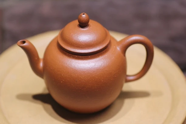 宫灯壶（赵庄琥珀朱泥，30目，原矿生砂无添加，150cc)