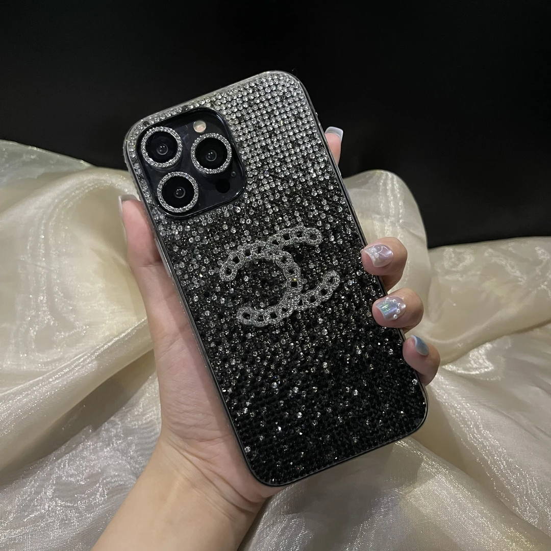 【满天星】iPhone15promax苹果手机壳满钻适用奢华14女款全包保护壳