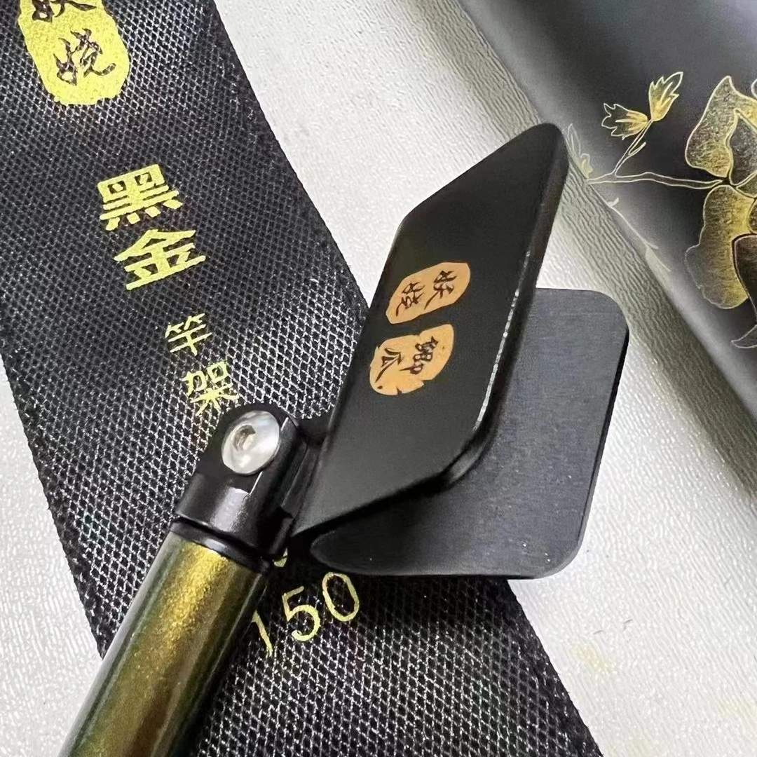 小小鲫瓜正品 小鲫瓜 黑金伸缩可调节抄网杆抄网头支架渔护