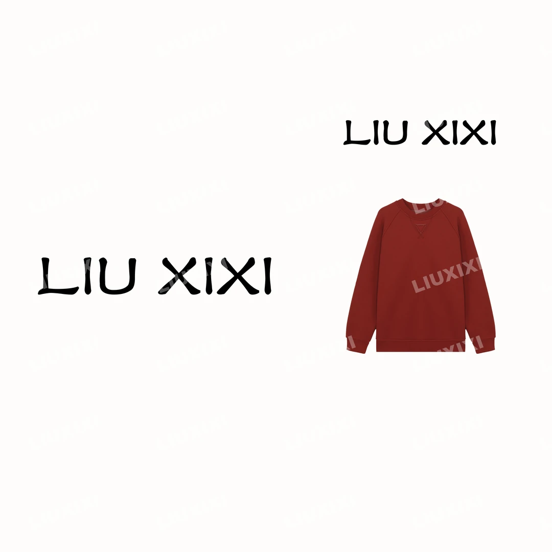 【嘻嘻家】经典小三角 冬季新款加绒加厚套头圆领卫衣