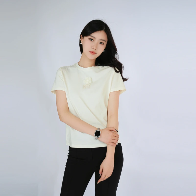 【雅姐福利】HPLY荷比俪女装夏季新品时尚百搭简约T恤HDE21620155