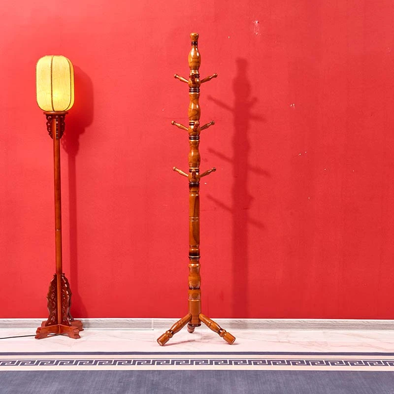 白蜡木衣帽架183高实木衣帽架16斤