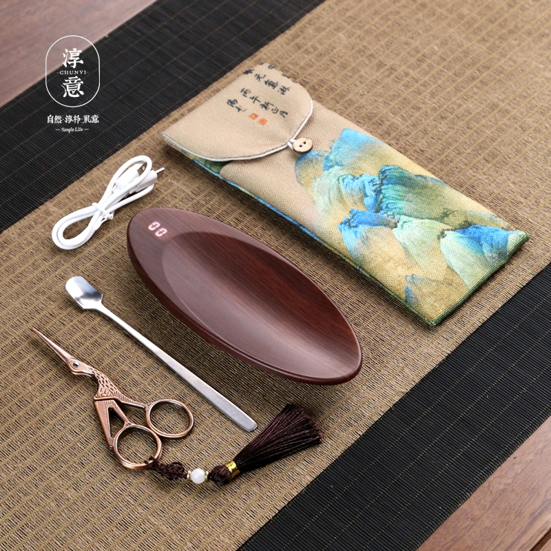 淳意高精度小型茶则电子秤迷你称茶器普洱茶叶秤茶道专用克数称重