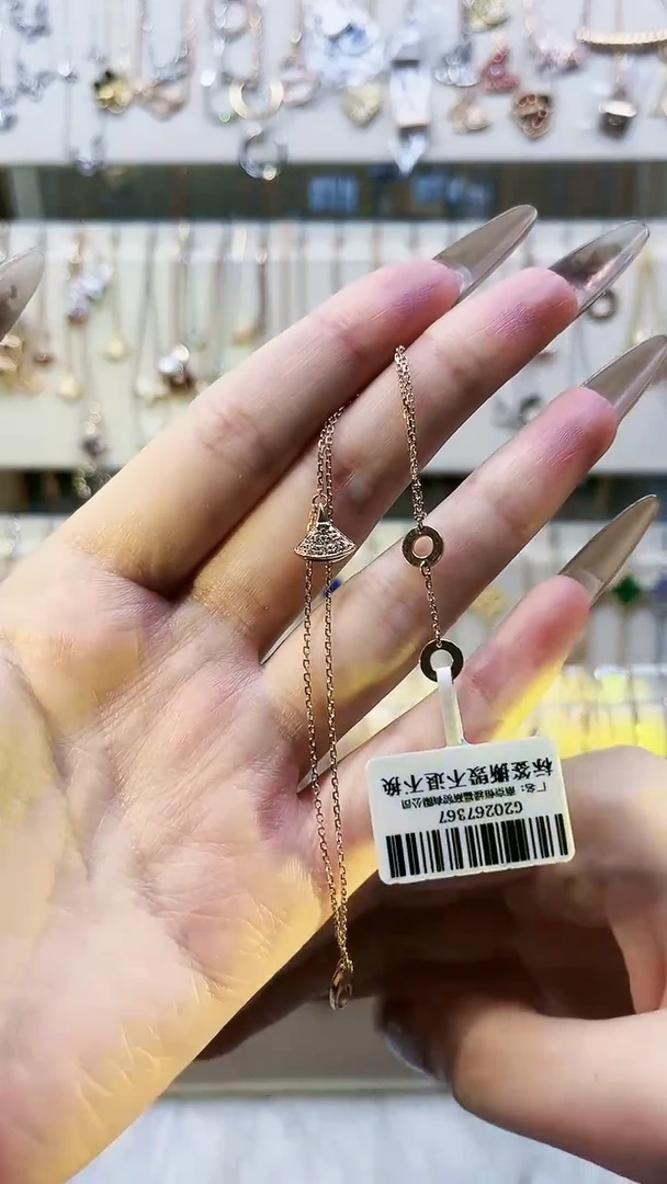 【闪购商品】钻石手链18K金镶嵌18K金镶嵌钻石 K玫