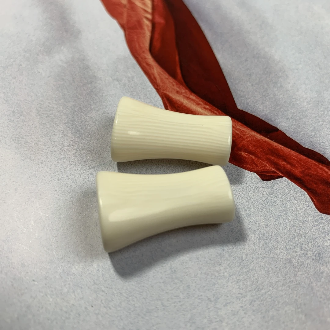 水滴轮握丸一对 仿像牙握丸 网球粒握丸diy