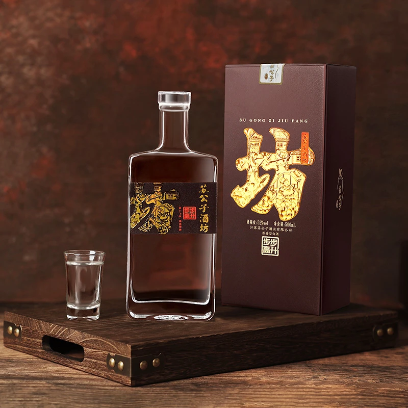 苏公子白酒52度正规酒厂浓香型正宗纯酿100%纯粮口粮酒52度500ml