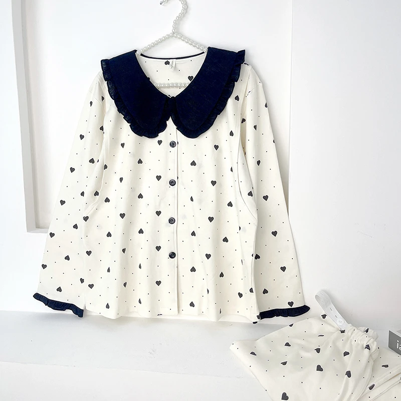 【春秋云感棉-带胸垫】月子服春秋2-7月份产后孕妇哺乳产妇套装家居