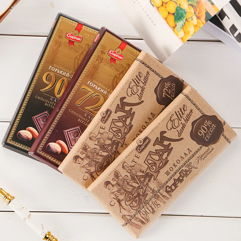 白俄罗斯进口黑巧克力85g/4盒