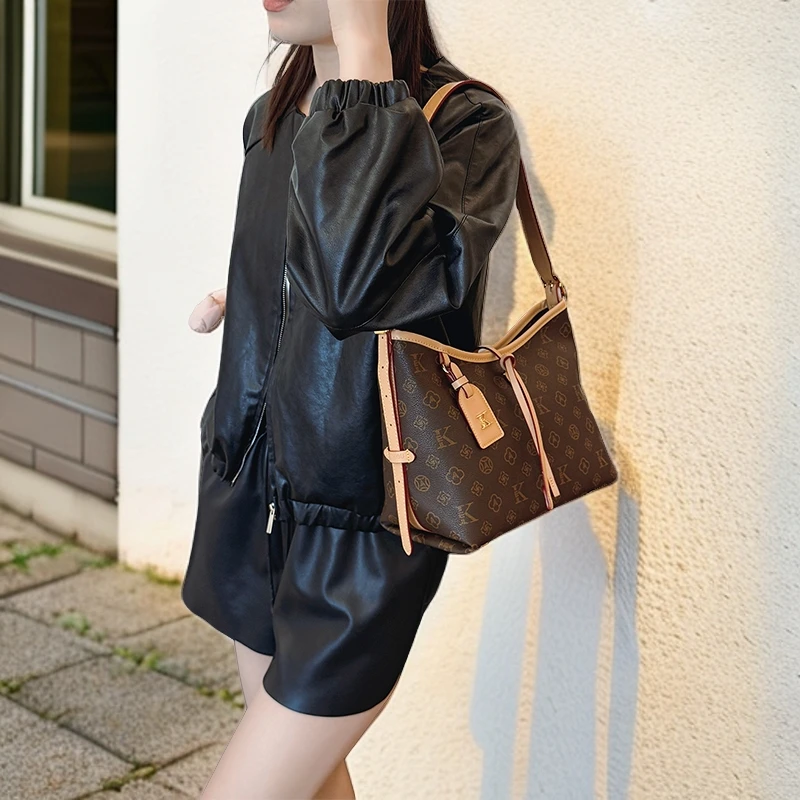 古缇蔻GUTIKOU女包大容量托特包外出通勤包百搭韩版单肩斜挎女包