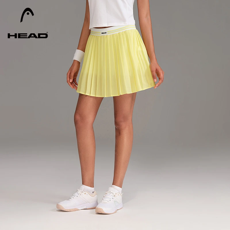 【防走光】HEAD海德网球运动短裙夏季轻薄透气女士百褶裙