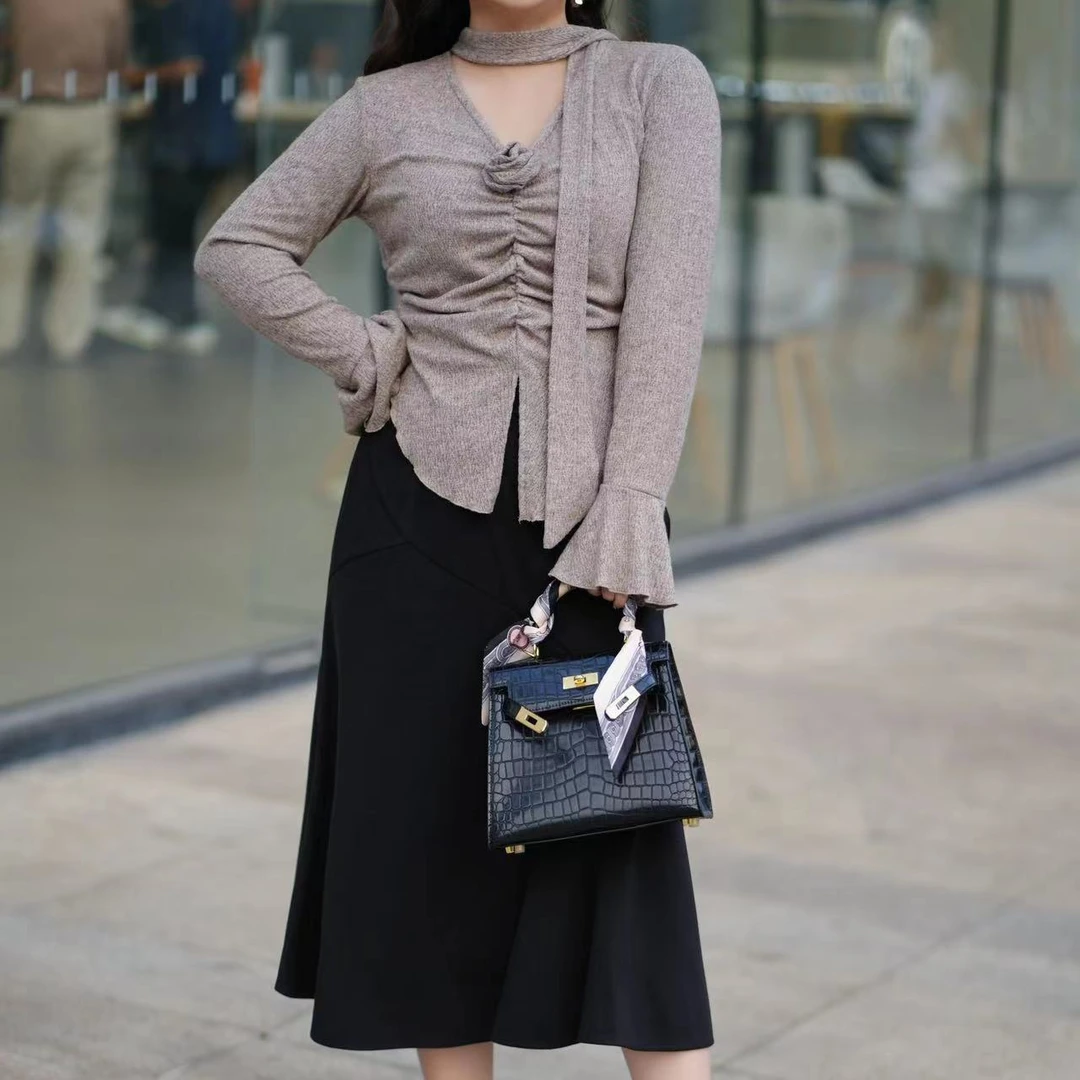 【金红玫瑰单独半身裙】