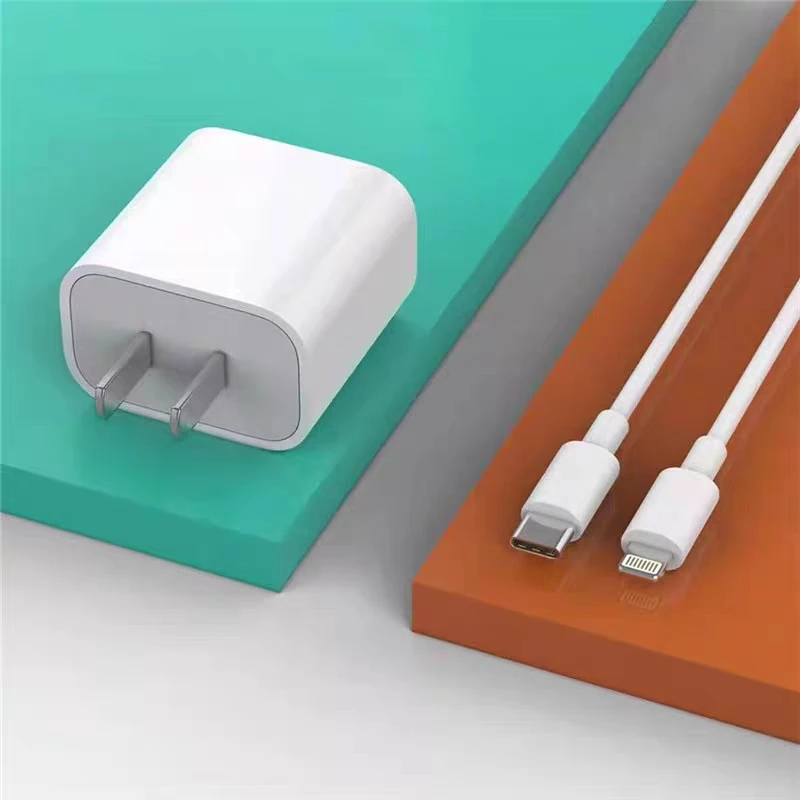 苹果手机快充充电器20W PD充电头数据线套装