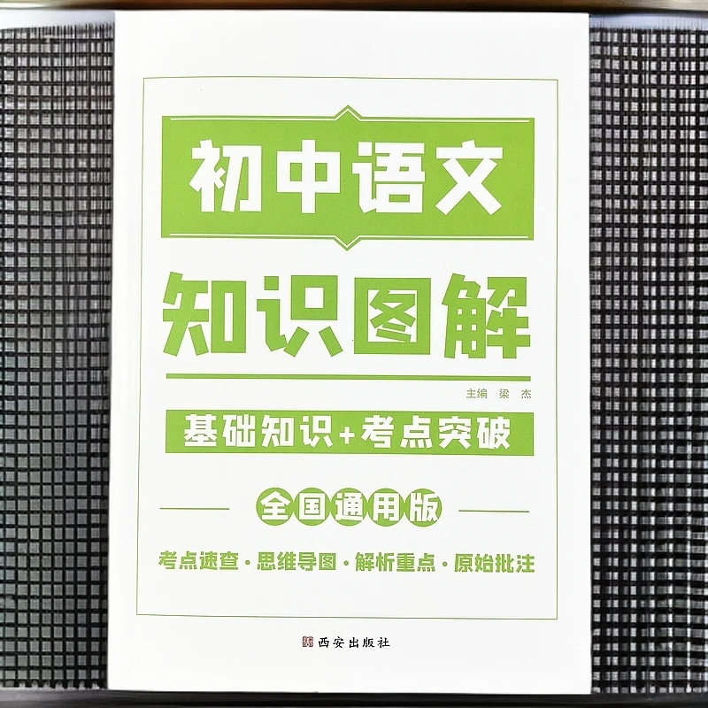 初中语文基础知识图解考点归类速查工具书解析重点全国中考必备