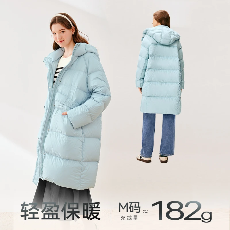 诗凡黎citywarm连帽羽绒服冬新款高级感小众90鸭绒轻薄7E9280451
