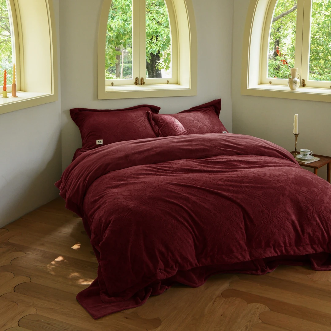 雅赞宝宝绒四件套  保暖 亲肤 软糯 不容易起静电  怕冷必备单品