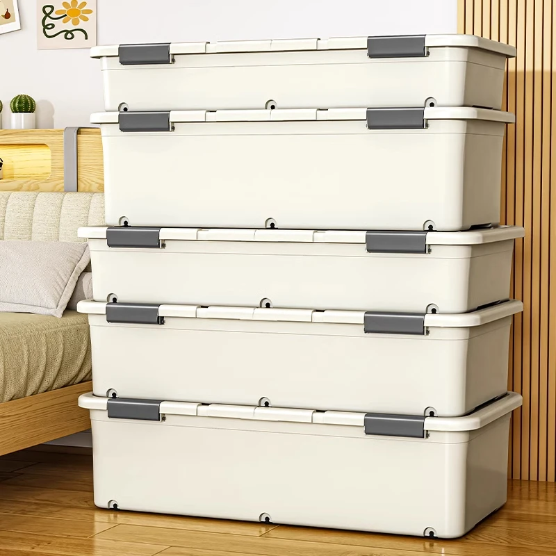 床底收纳箱抽屉式家用大容量被子整理箱储物箱特大号床底下整理盒
