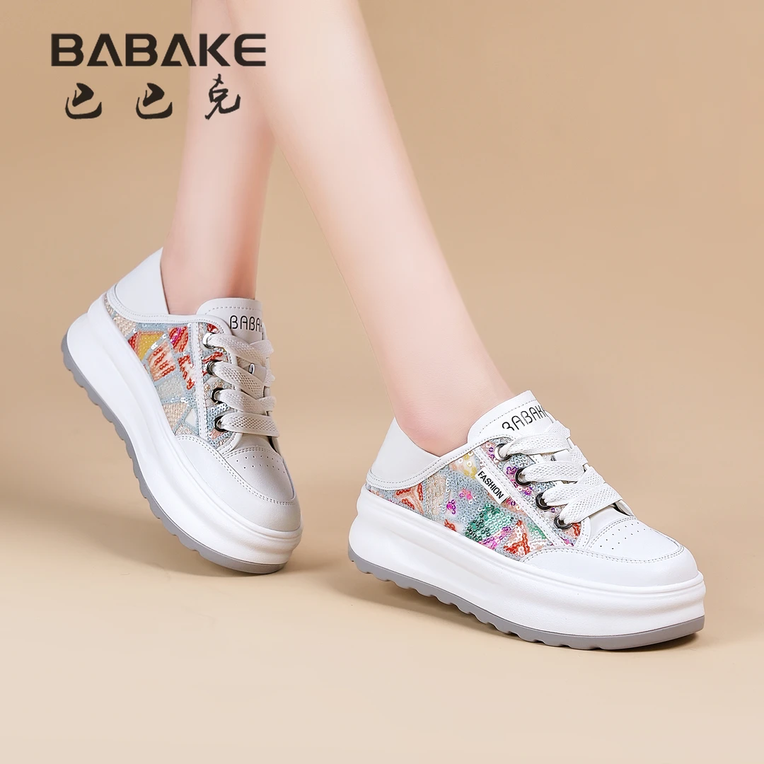 2025夏季新款蕾丝轻奢小白鞋女ins百搭透气女鞋BBK5768-2