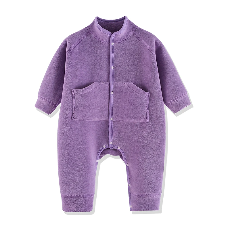 澳绒婴幼儿连体衣宝宝保暖哈衣爬服