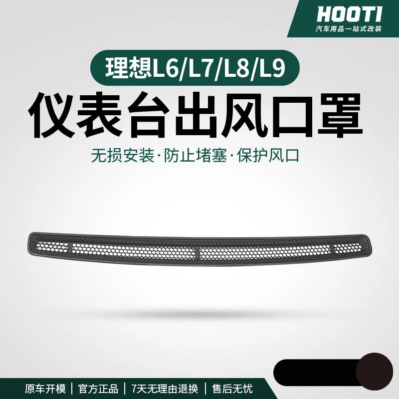 hooti理想i8i6/L6L7L8L9仪表台中控出风口保护罩空调防尘网车配件